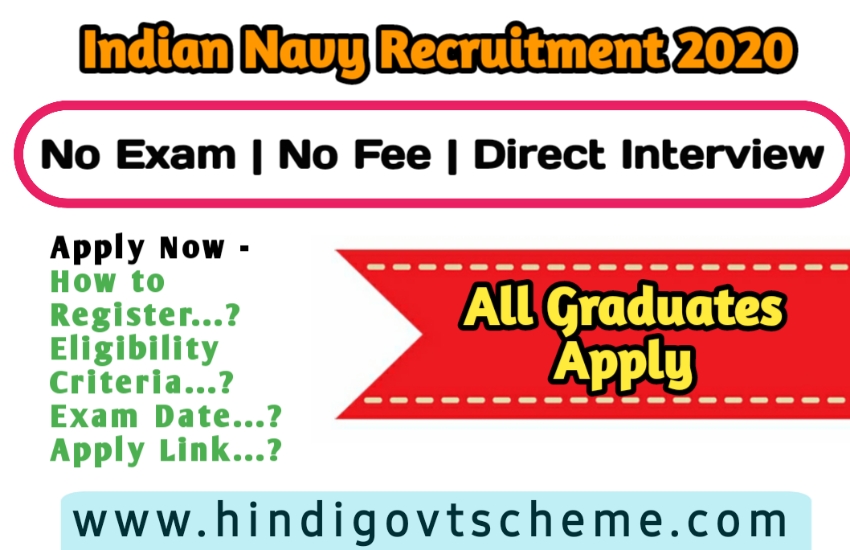Indian Navy SSC Officer Recruitment 2020