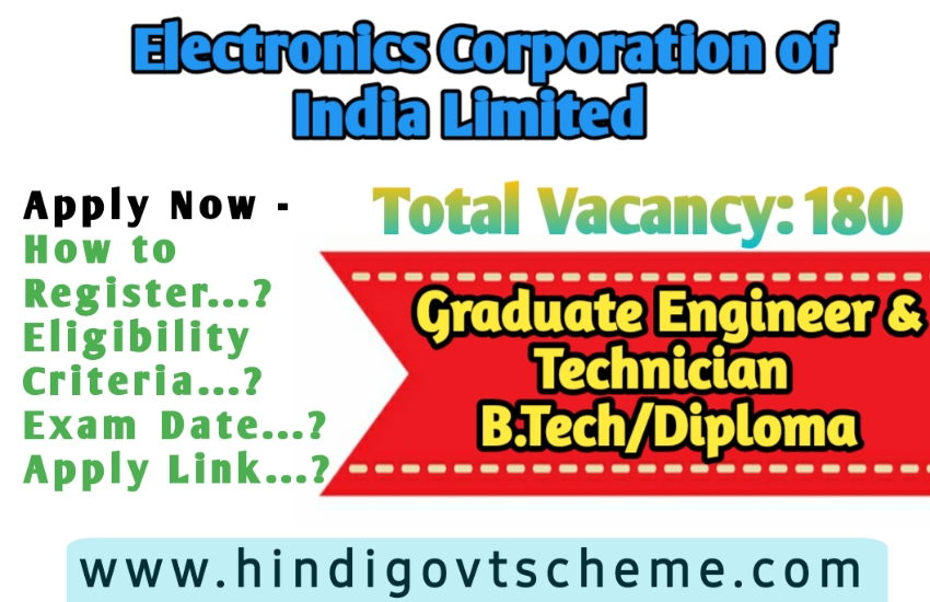 Electronics Corporation of India Limited Recruitment
