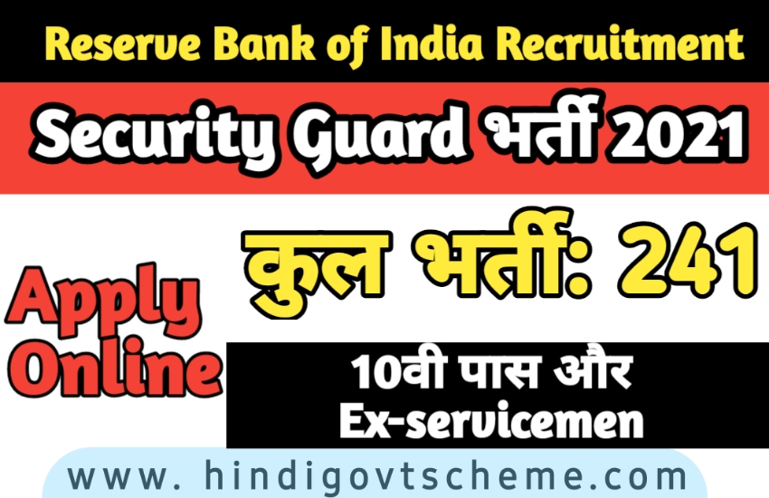 Reserve Bank of India Recruitment