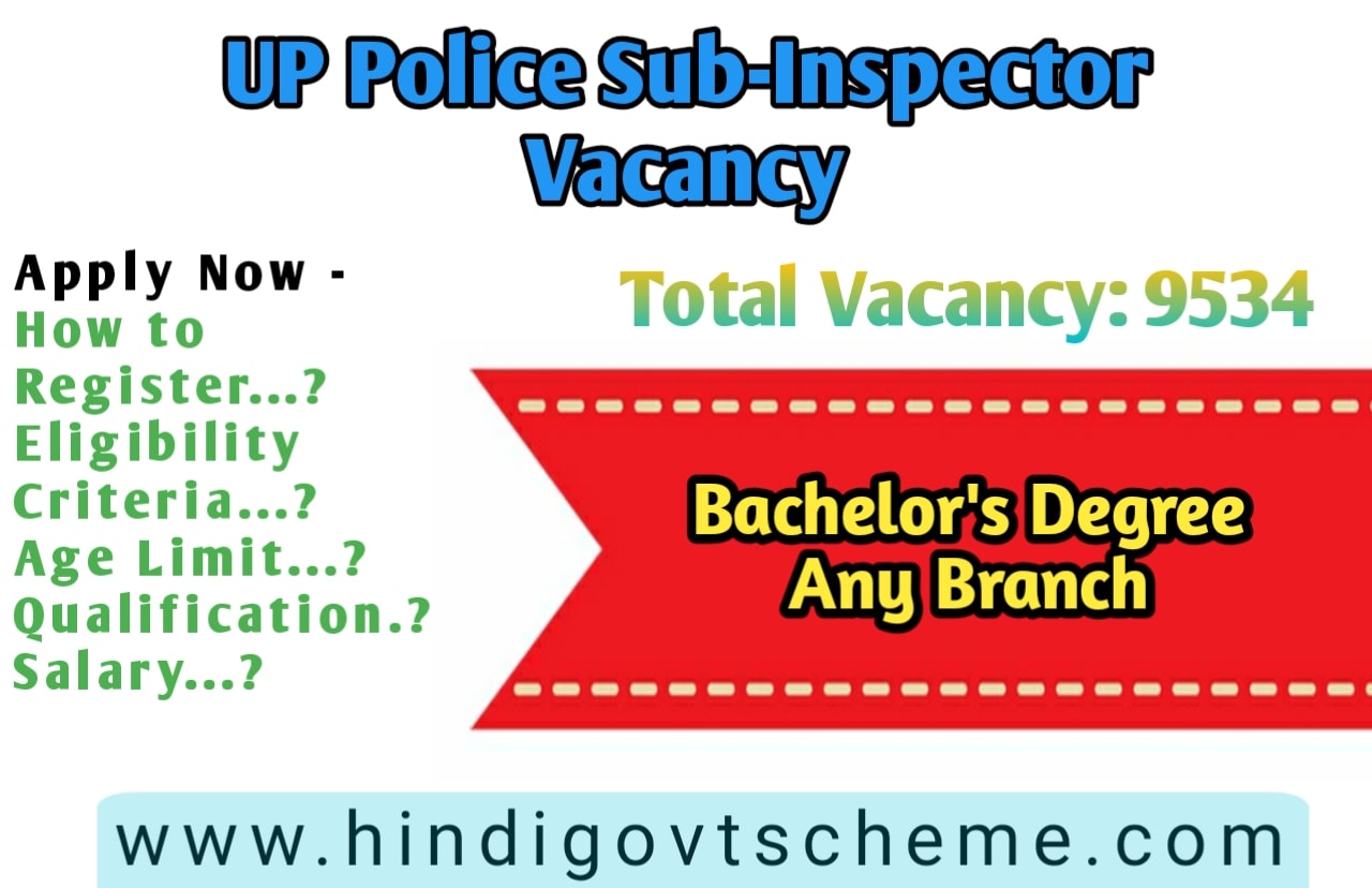 Up Police SI Vacancy