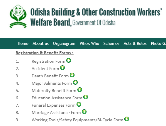 Odisha Labour Card