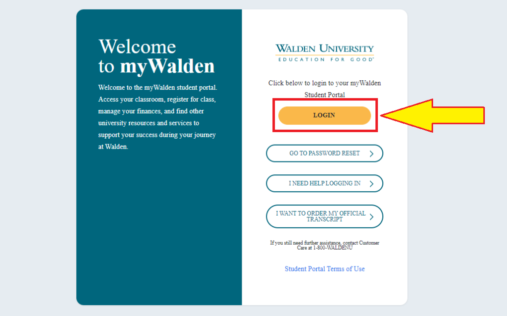Walden university student portal