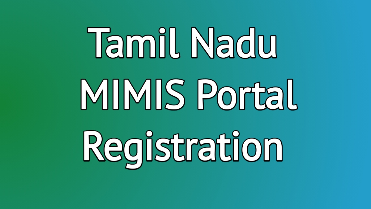 Mimis portal registration