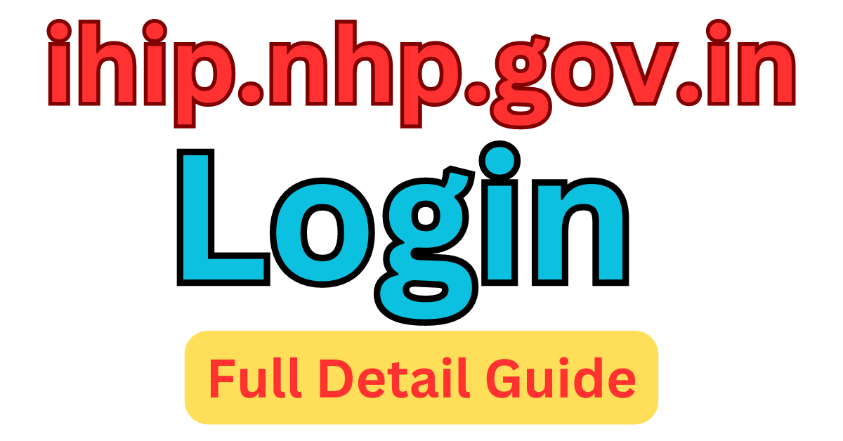 ihip.nhp.gov.in login