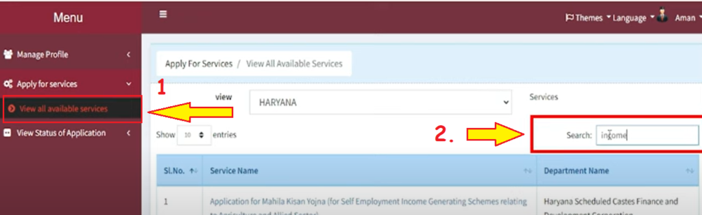 haryana Income Certificate Kaise Banaye