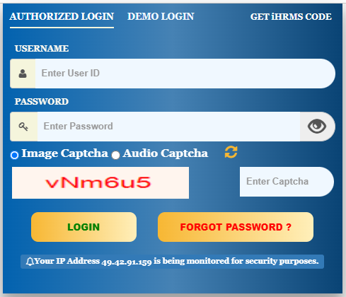 ihrms punjab login