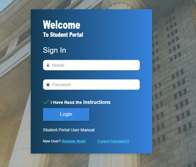 Gulbarga University Student Portal