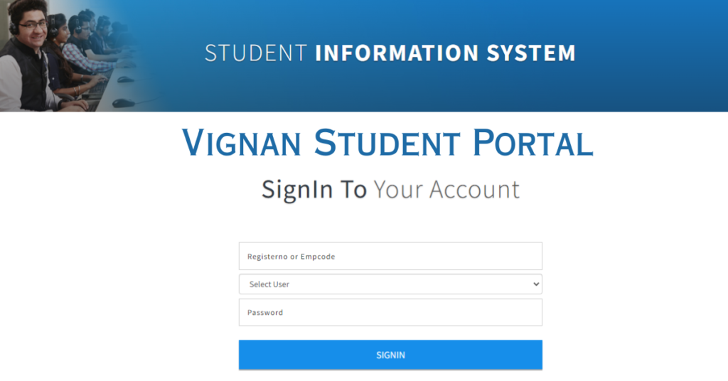 Vignan Student Portal