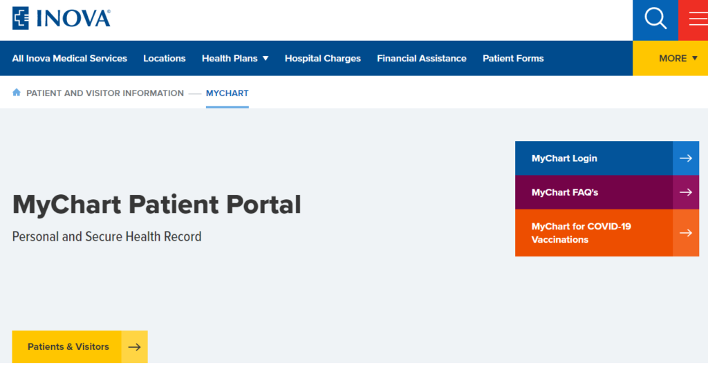 inova mychart patient portal