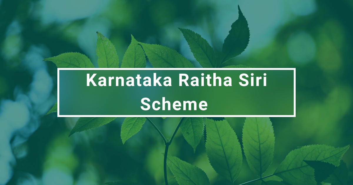 Karnataka Raitha Siri Scheme